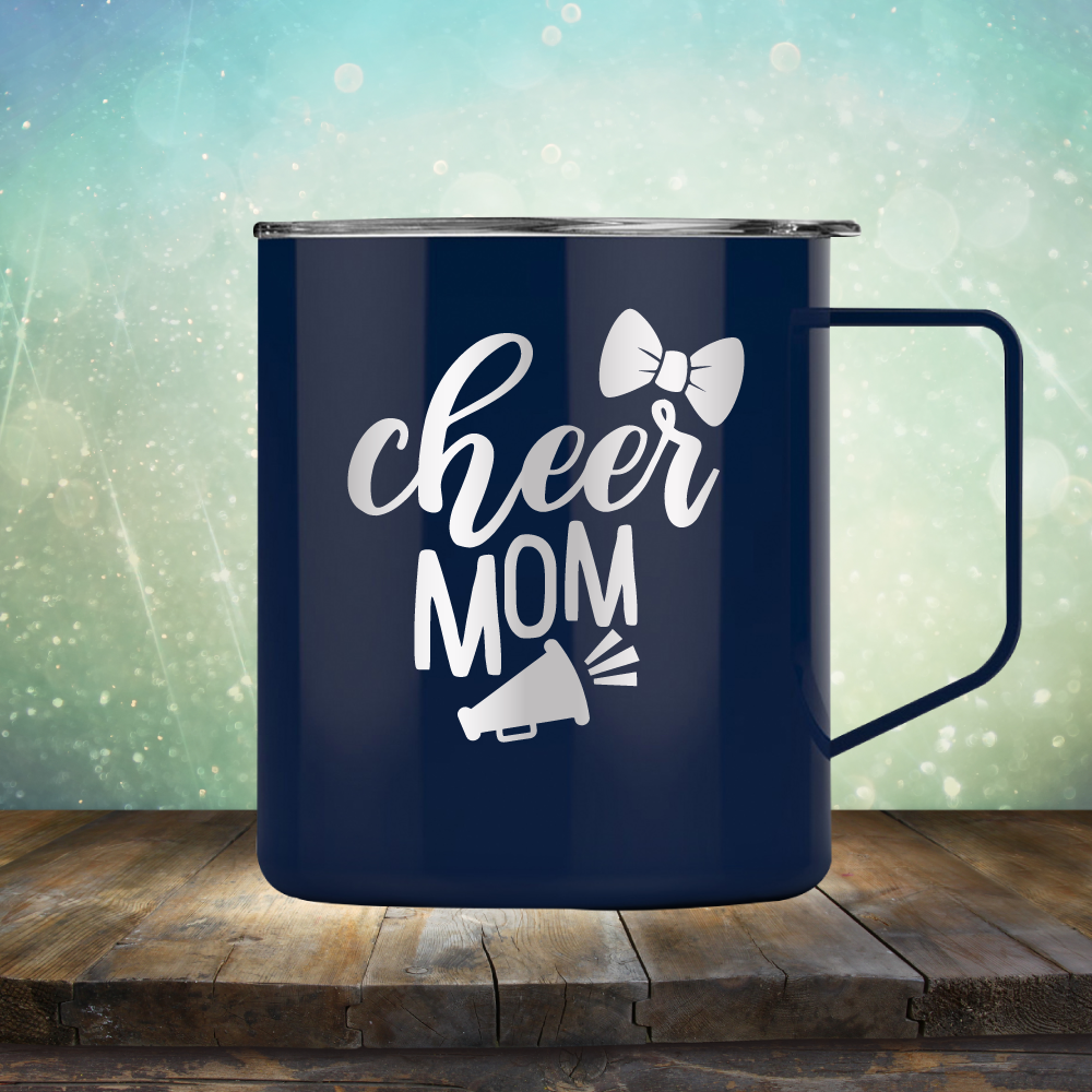 Always Cheerin Sports Mom 15oz Coffee Mug Tumbler