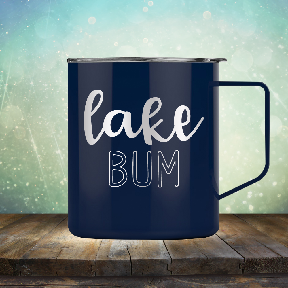 Lake Bum - Laser Etched Tumbler Mug