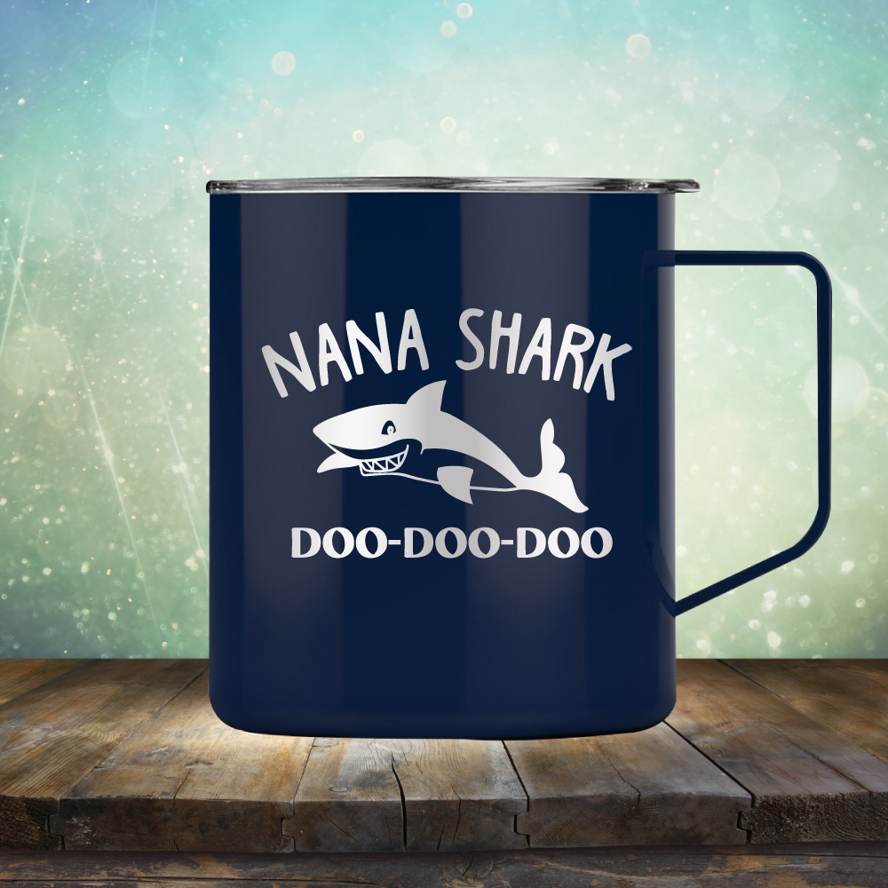 Nana Shark - Laser Etched Tumbler Mug