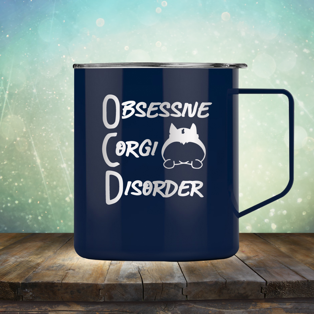 Obsessive Corgi Disorder - Laser Etched Tumbler Mug