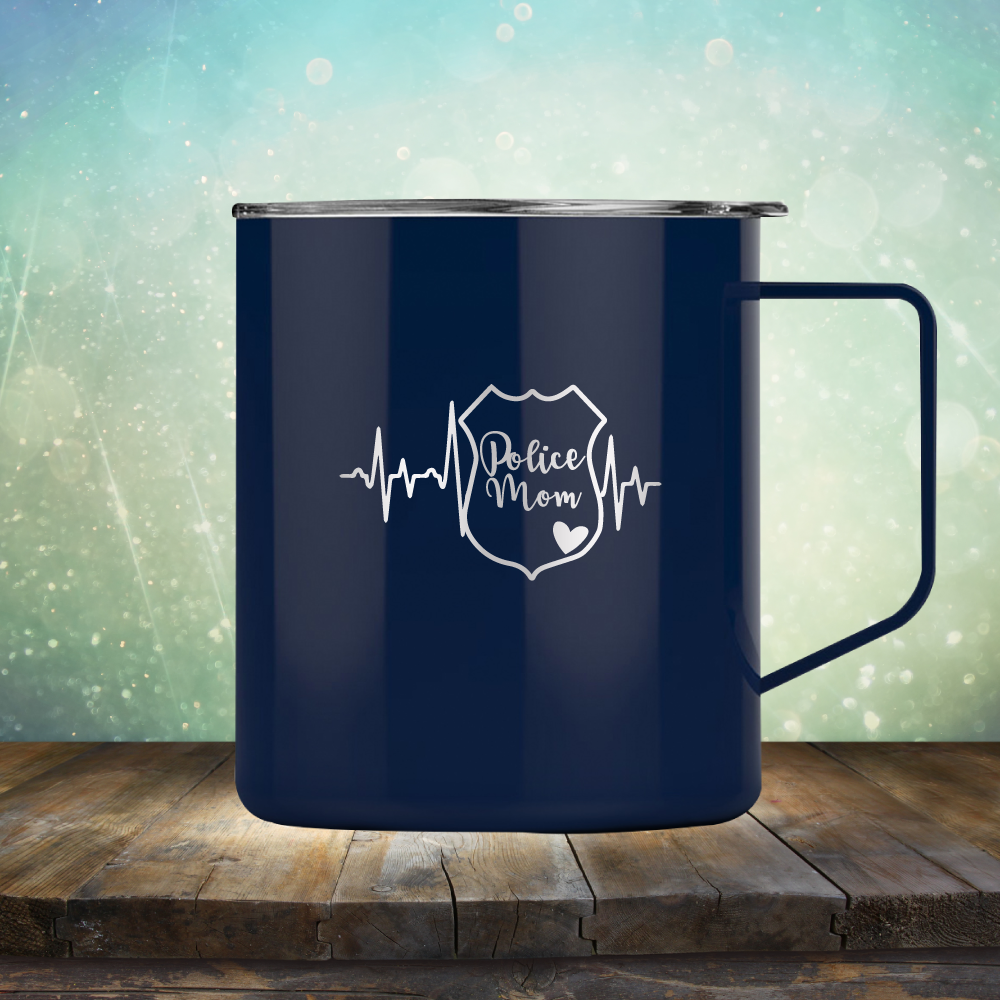 Police Mom - Laser Etched Tumbler Mug