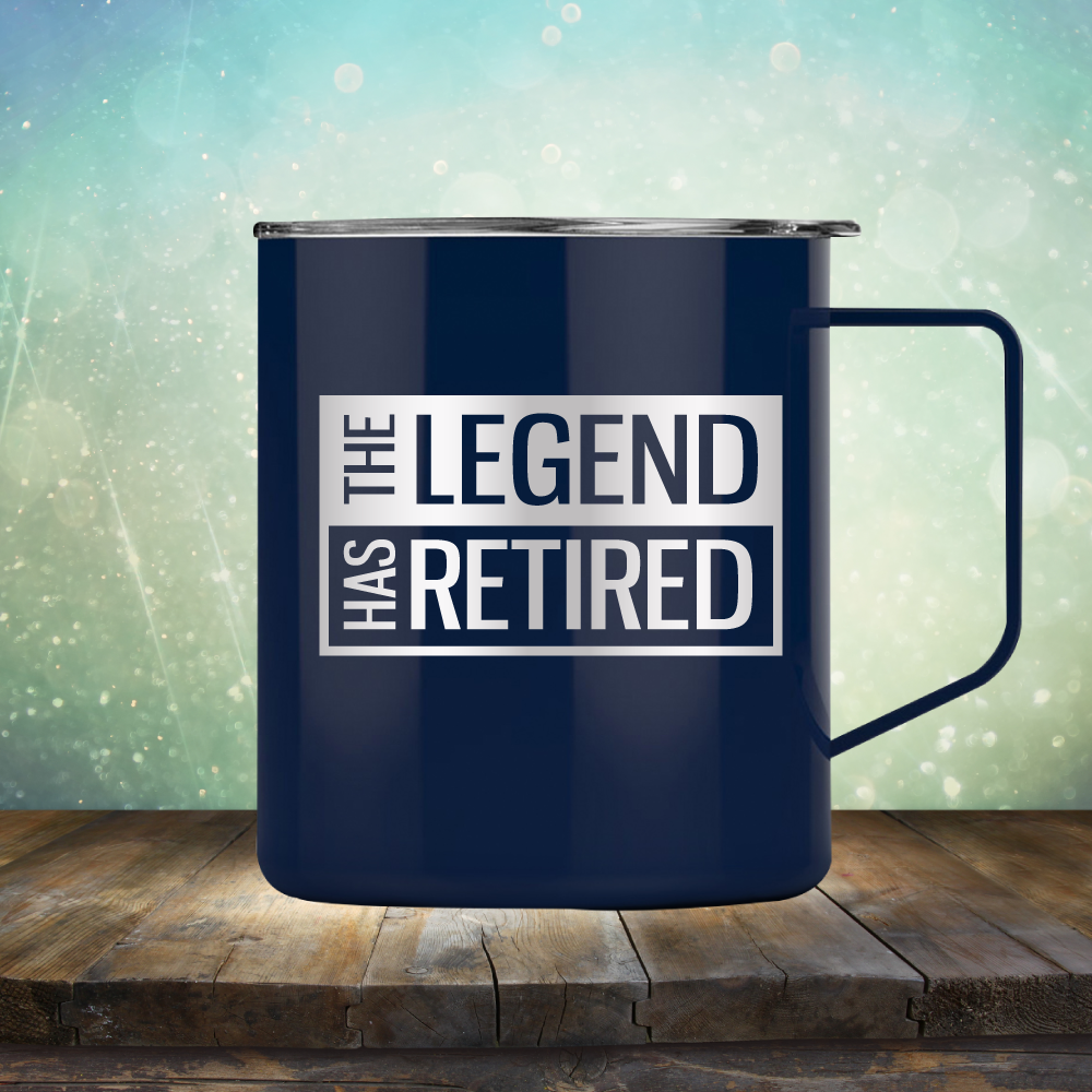 The Legend has Retired - Laser Etched Tumbler Mug