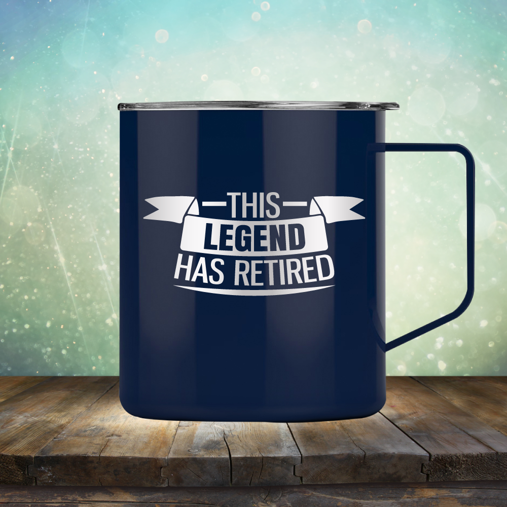 This Legend has Retired - Laser Etched Tumbler Mug