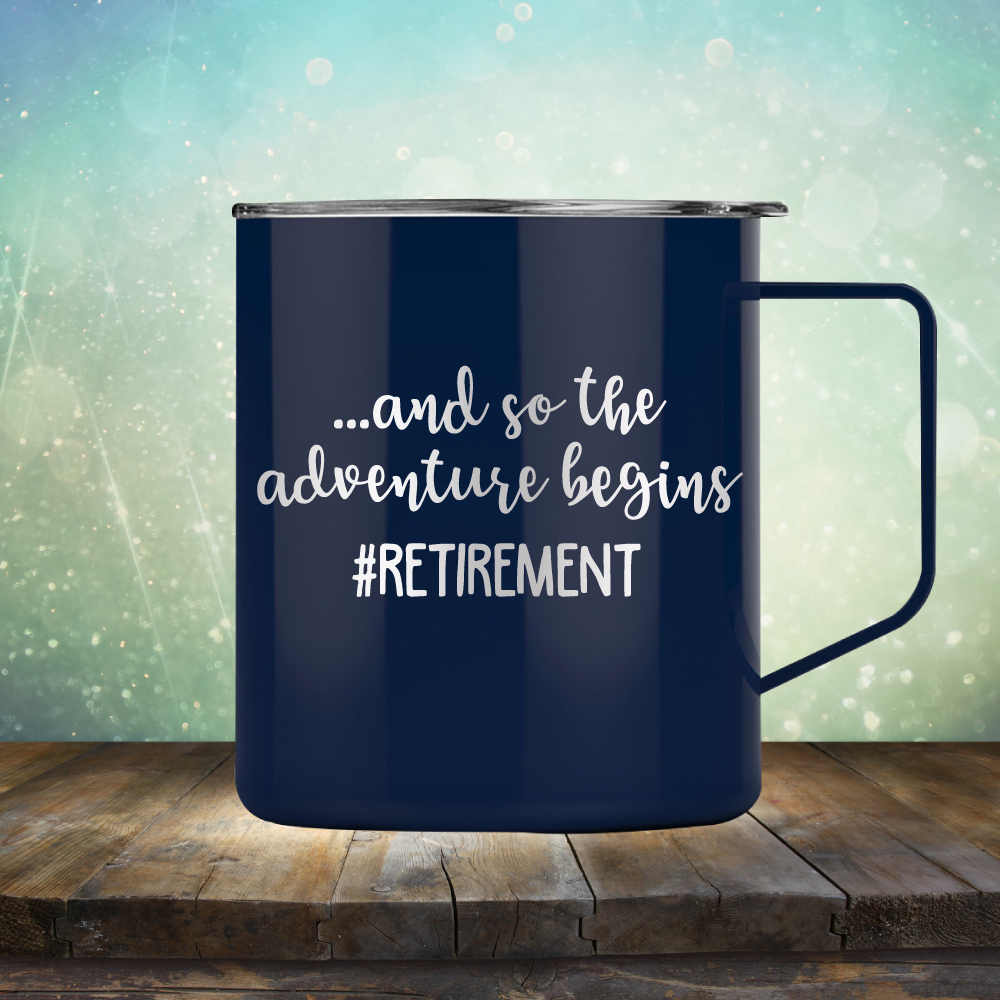 Retirement Adventure - Laser Etched Tumbler Mug