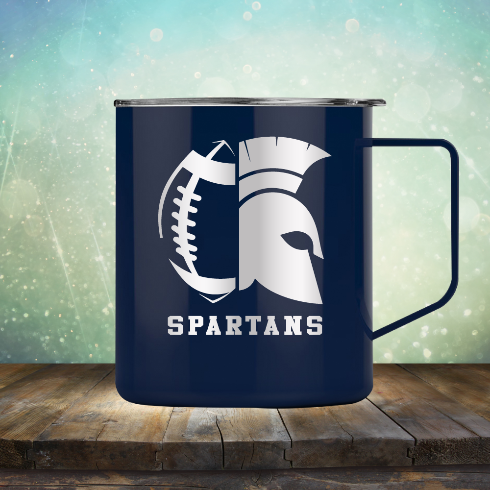 Spartans Football - Laser Etched Tumbler Mug