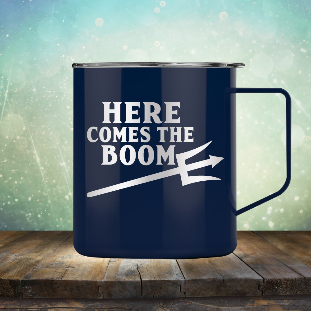 Here Comes The Boom - Laser Etched Tumbler Mug