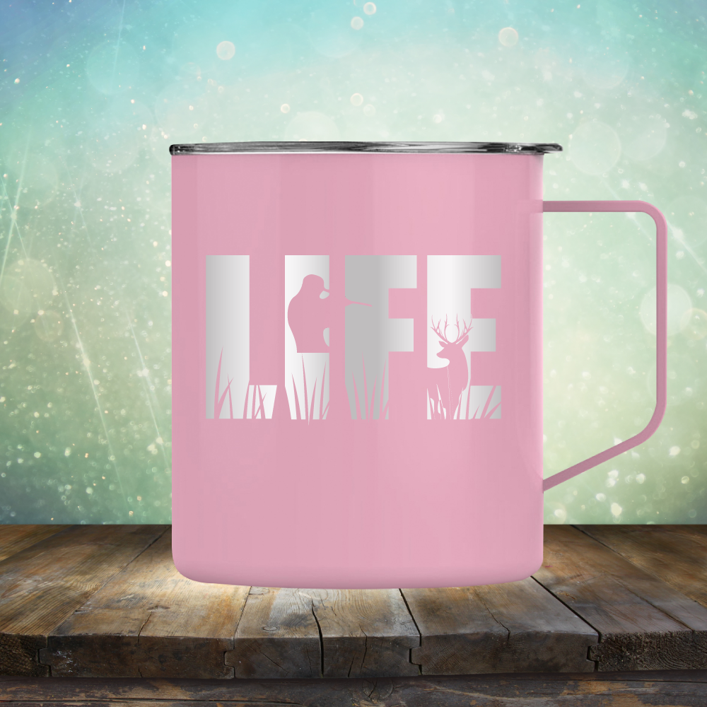 Life Hunting - Laser Etched Tumbler Mug