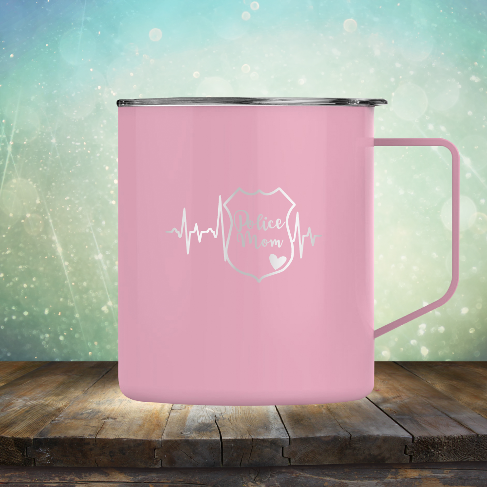 Police Mom - Laser Etched Tumbler Mug