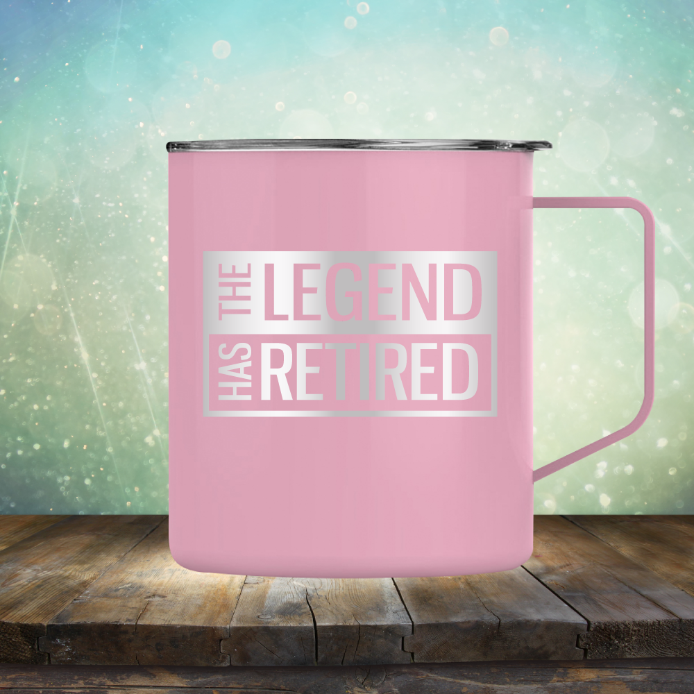 The Legend has Retired - Laser Etched Tumbler Mug