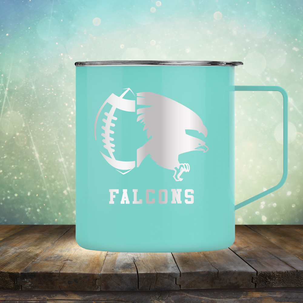 Falcons Football - Laser Etched Tumbler Mug