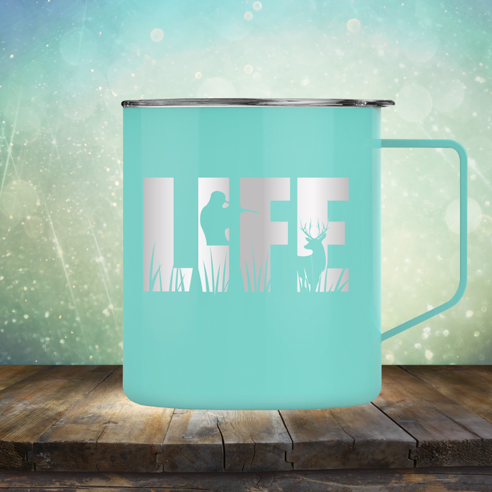 Life Hunting - Laser Etched Tumbler Mug