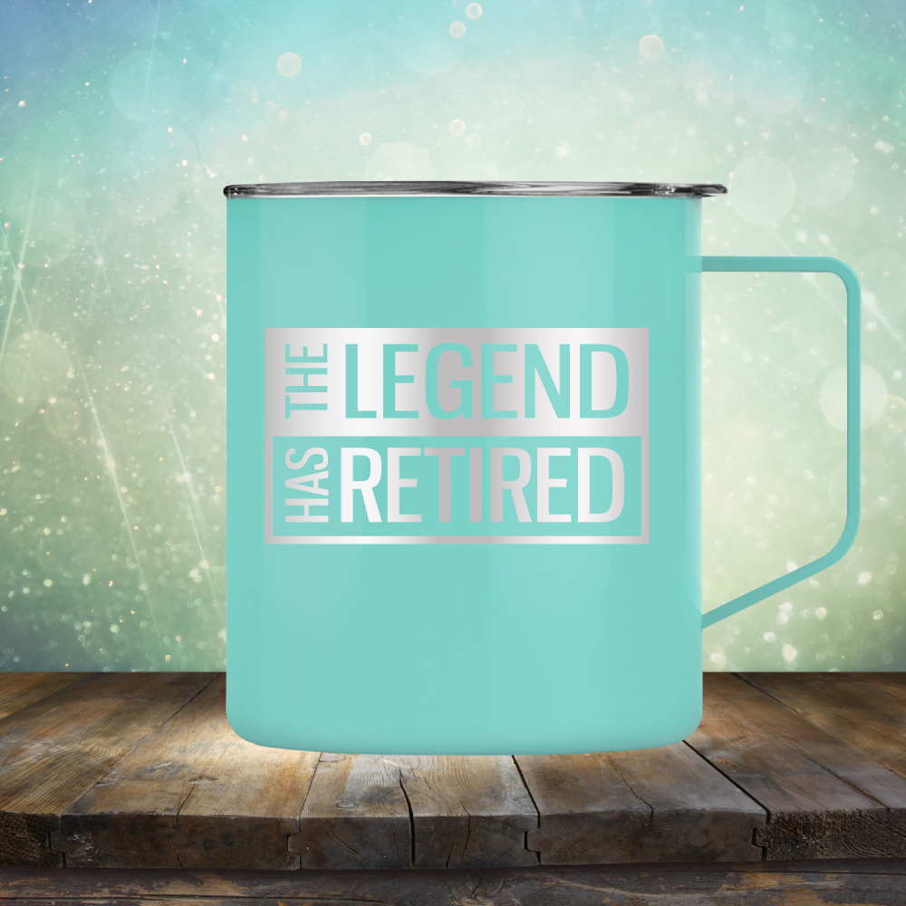 The Legend has Retired - Laser Etched Tumbler Mug