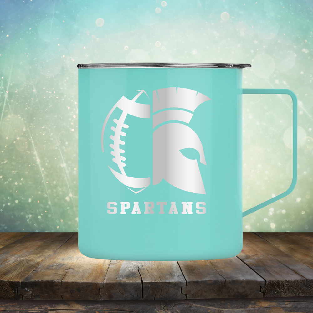Spartans Football - Laser Etched Tumbler Mug