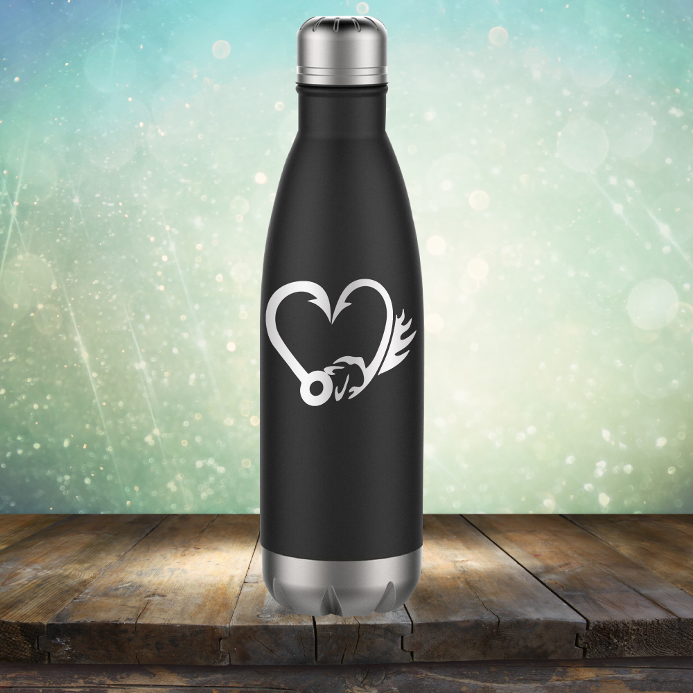Fish Hook Love - Laser Etched Tumbler Mug