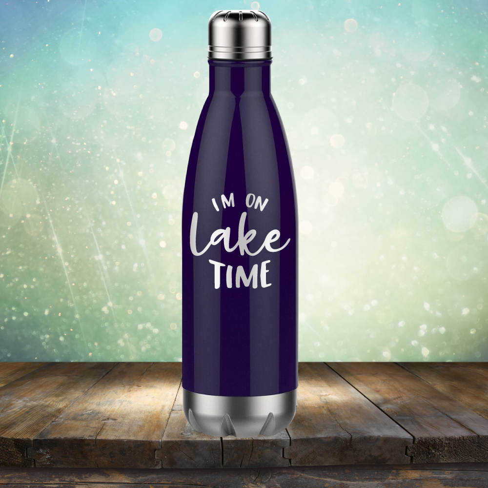 I&#39;m on Lake Time - Laser Etched Tumbler Mug
