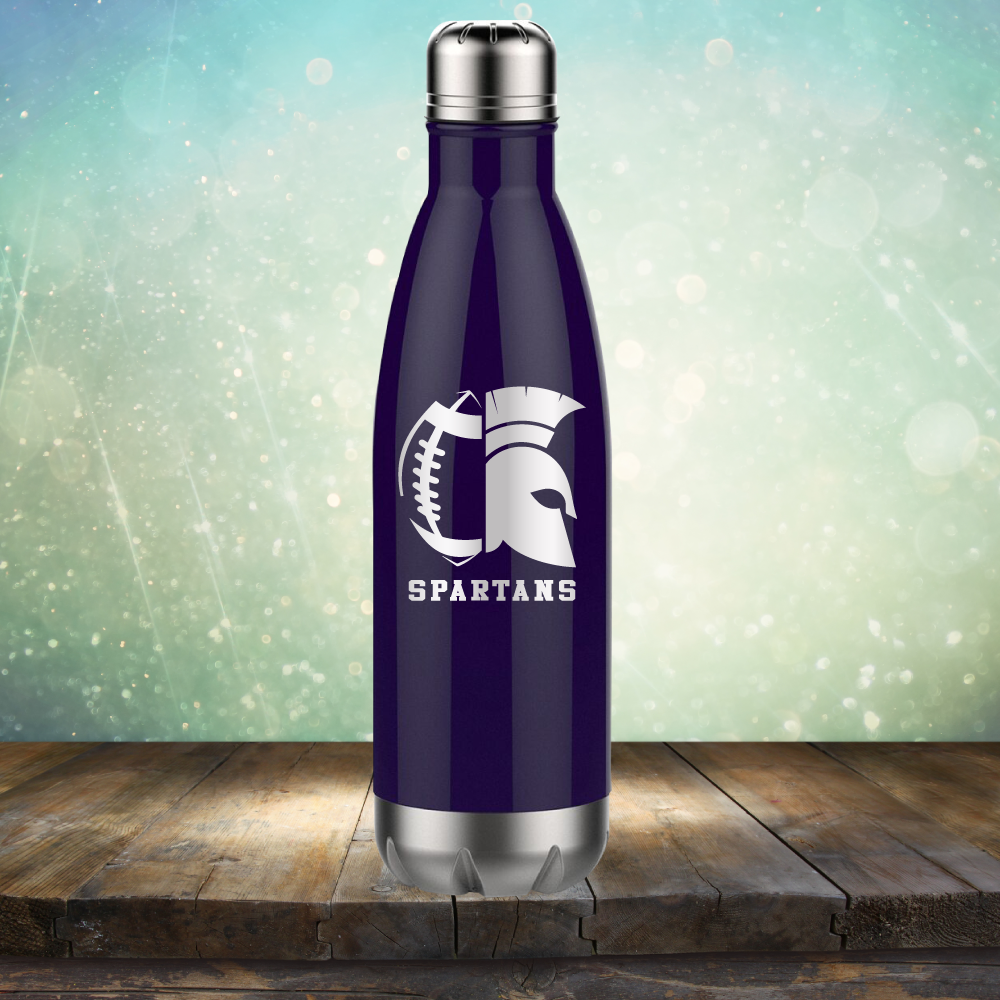 Spartans Football - Laser Etched Tumbler Mug