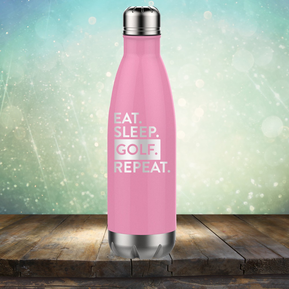 Eat Sleep Golf Repeat - Laser Etched Tumbler Mug