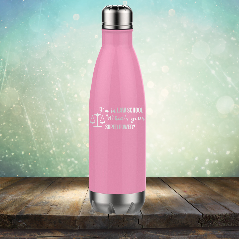 I&#39;m in Law School What&#39;s Your Super Power - Laser Etched Tumbler Mug