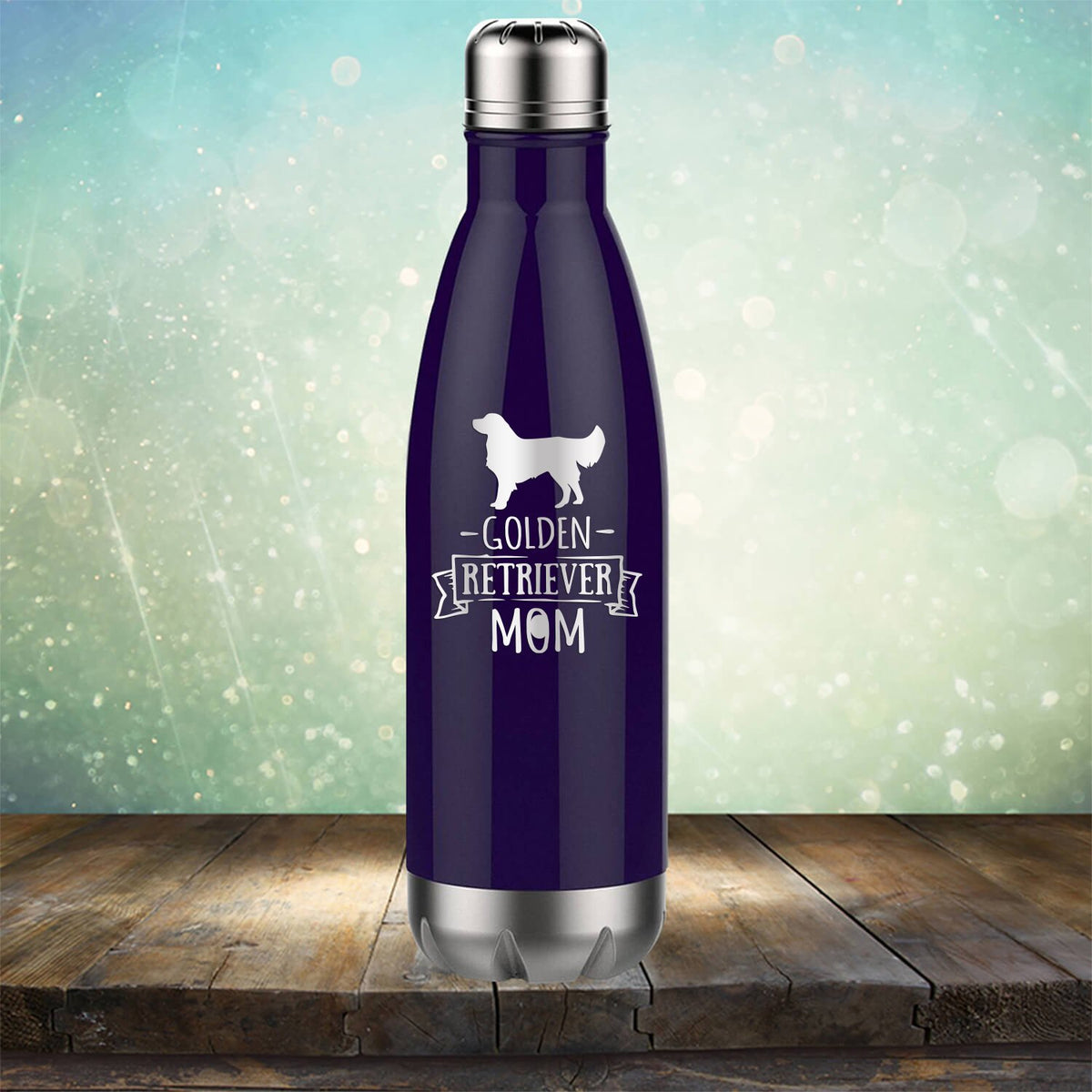 Golden Retriever Mom - Laser Etched Tumbler Mug