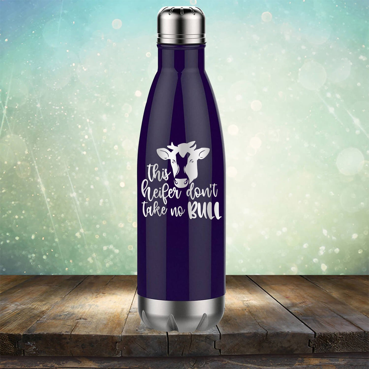 This Heifer Don&#39;t Take No Bull - Laser Etched Tumbler Mug