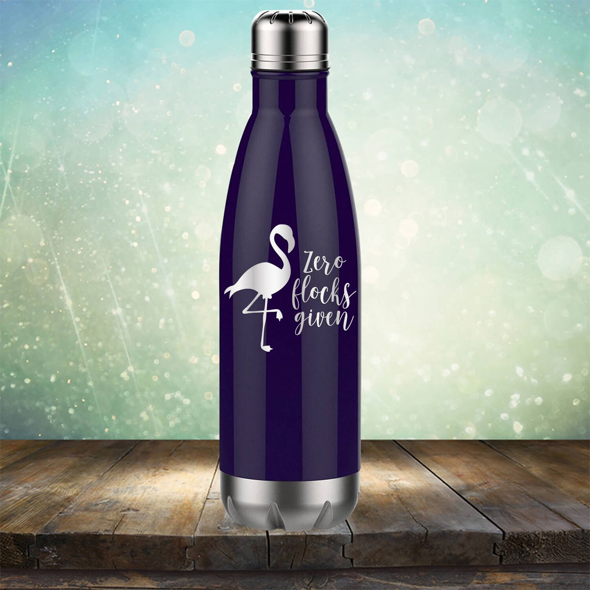 Zero Flocks Given - Laser Etched Tumbler Mug