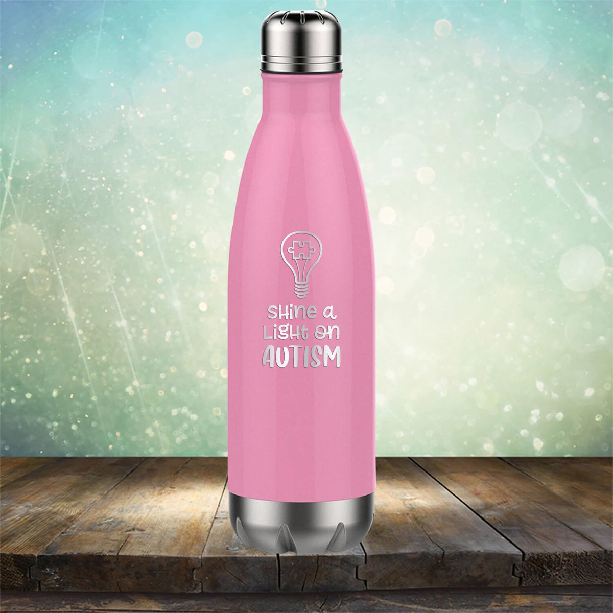 Shine A Light on Autism - Laser Etched Tumbler Mug