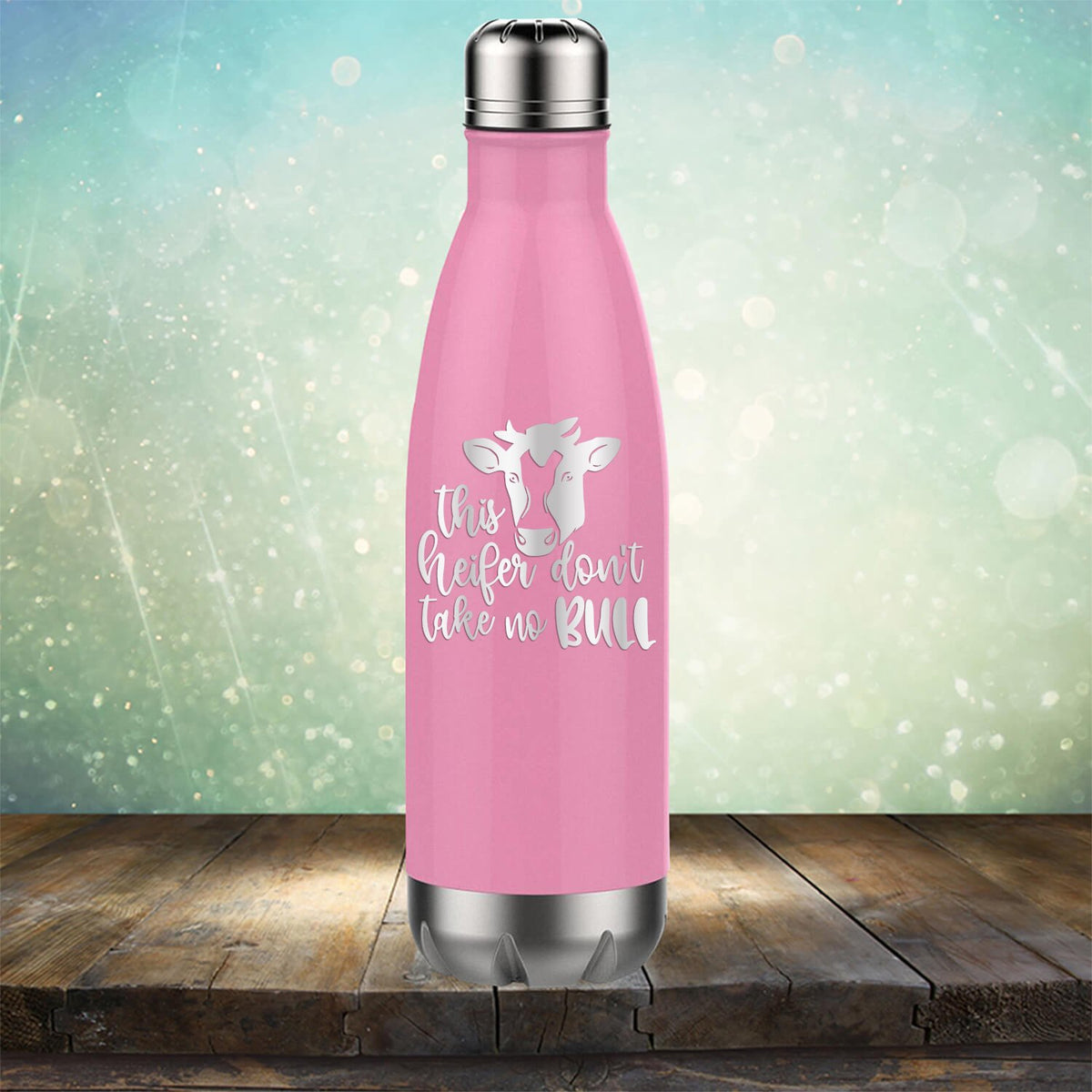 This Heifer Don&#39;t Take No Bull - Laser Etched Tumbler Mug