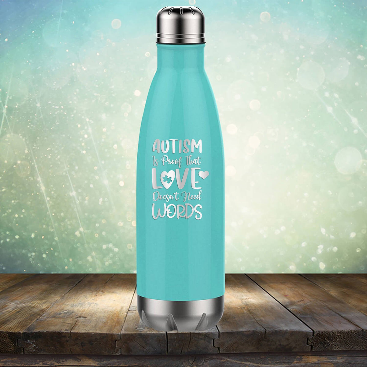 Autism is Proof That Love Doesn&#39;t Need Words - Laser Etched Tumbler Mug