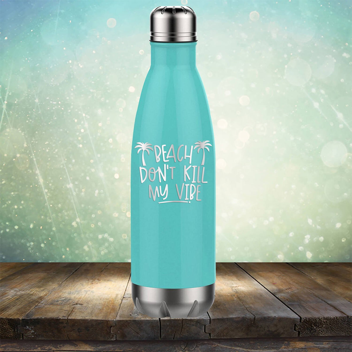 Beach Don&#39;t Kill My Vibe - Laser Etched Tumbler Mug