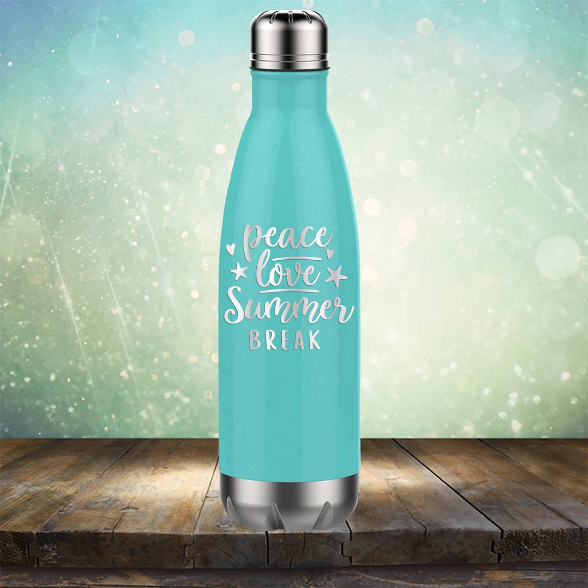 Peace Love Summer Break - Laser Etched Tumbler Mug