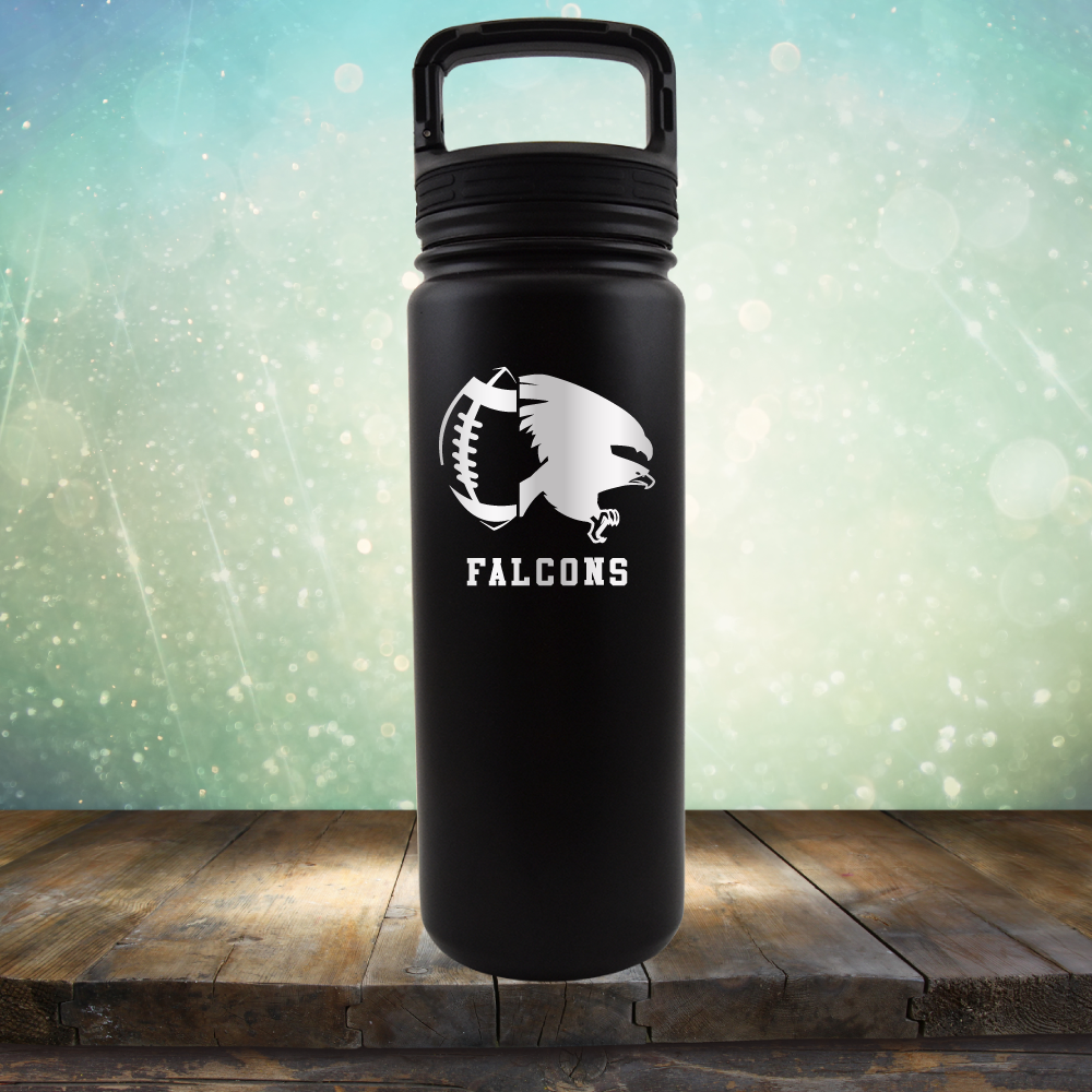 Falcons Football - Laser Etched Tumbler Mug