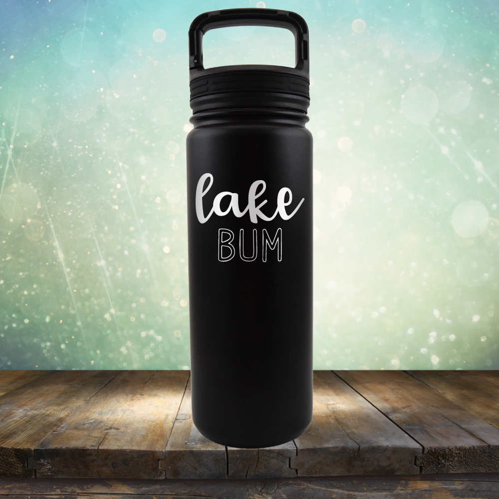 Lake Bum - Laser Etched Tumbler Mug