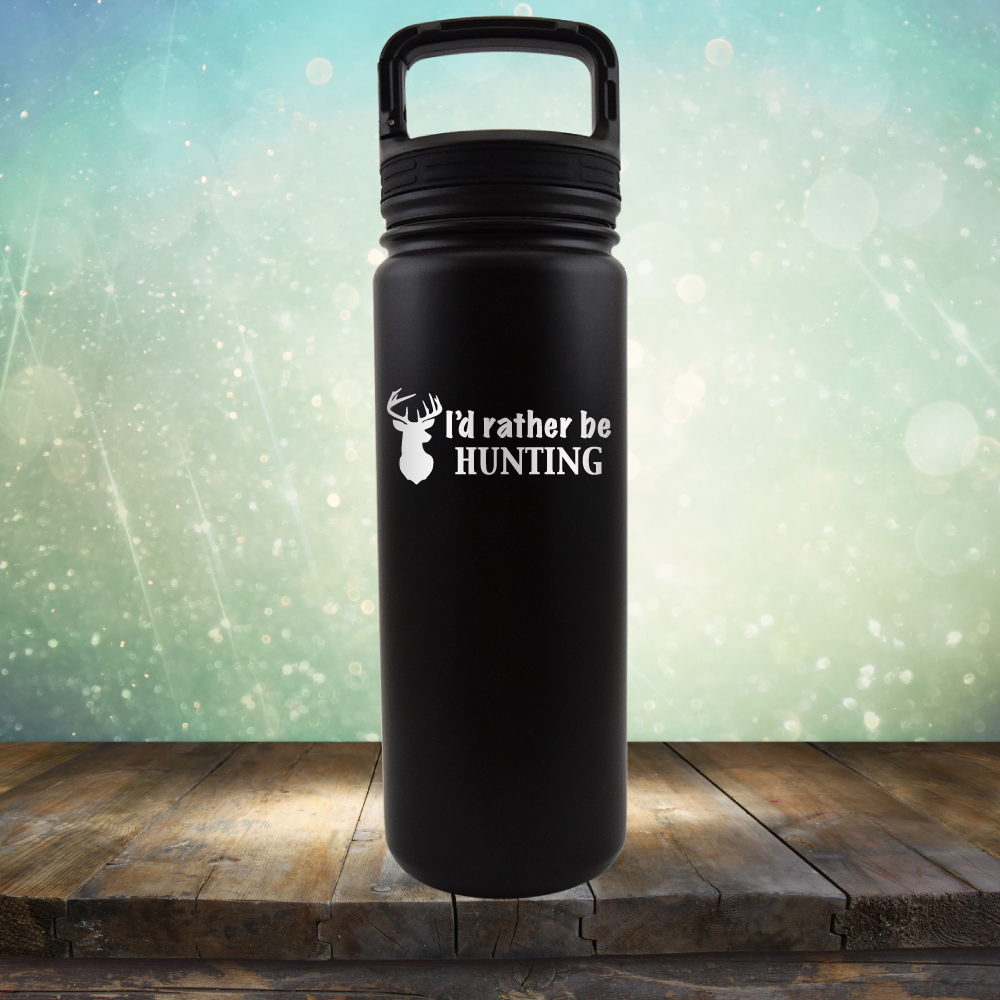 I’d Rather be Hunting - Laser Etched Tumbler Mug