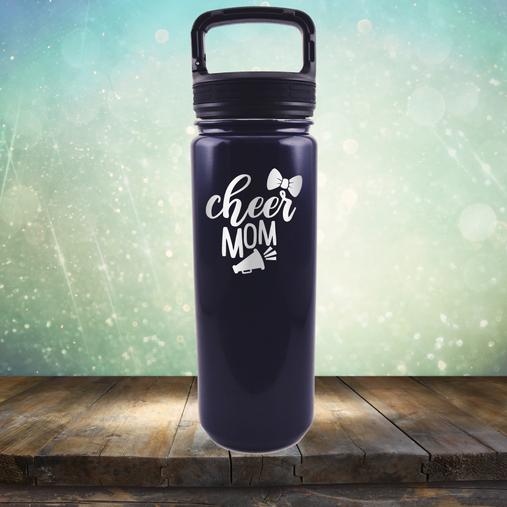 Cheer Mom - Laser Etched Tumbler Mug