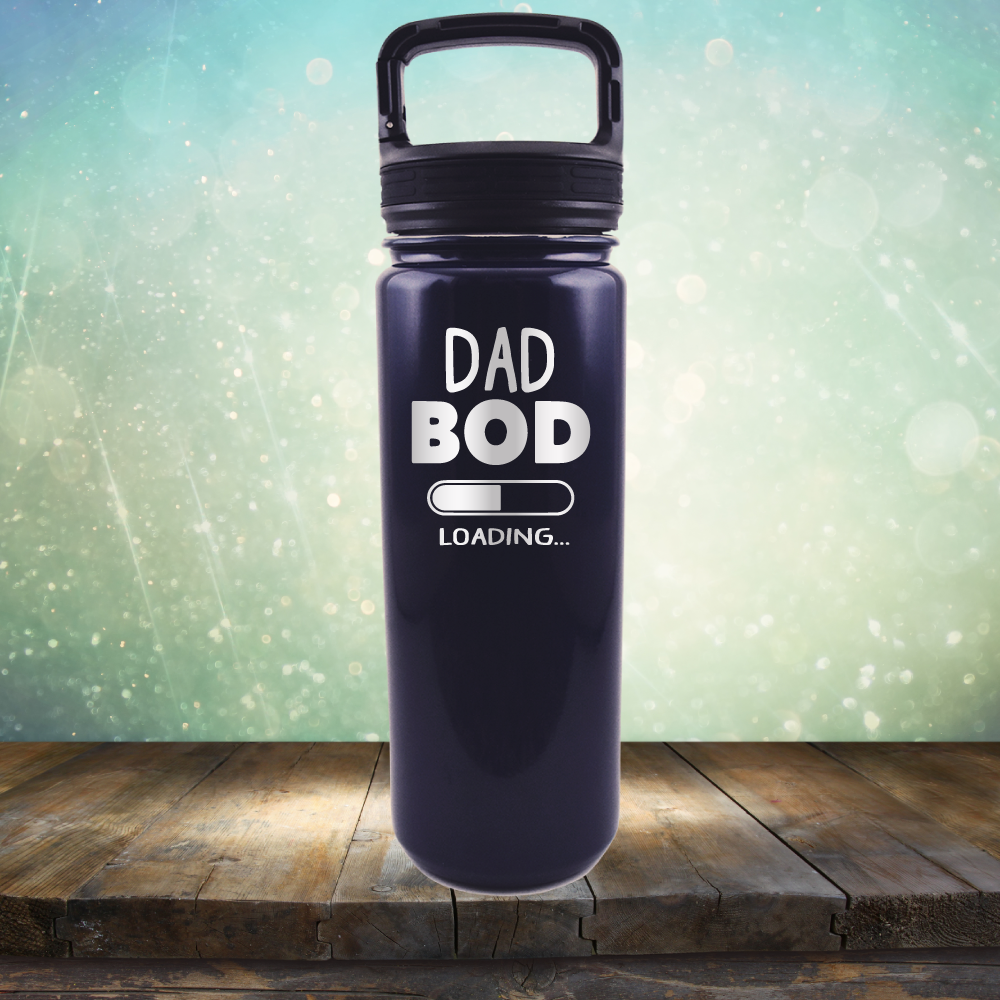 Dad Bod Loading - Laser Etched Tumbler Mug