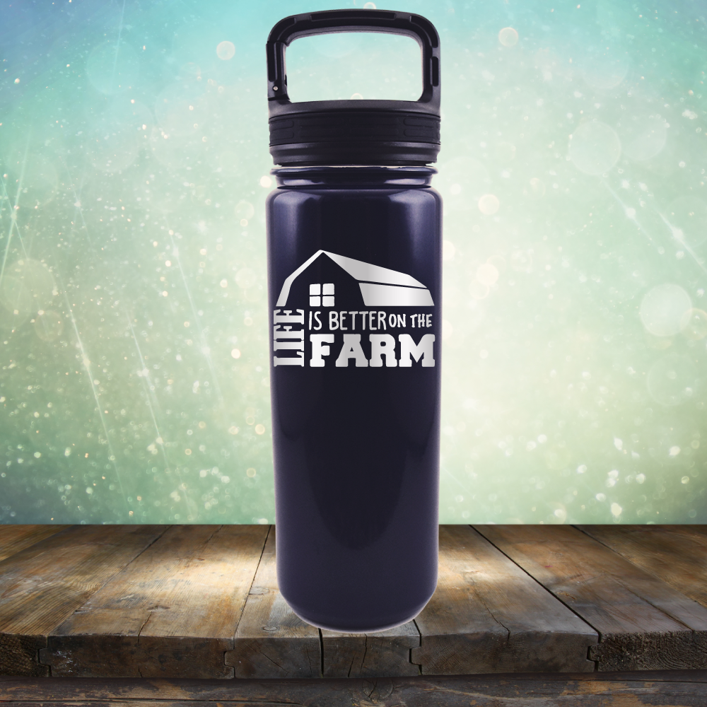 Life is Better on the Farm - Laser Etched Tumbler Mug