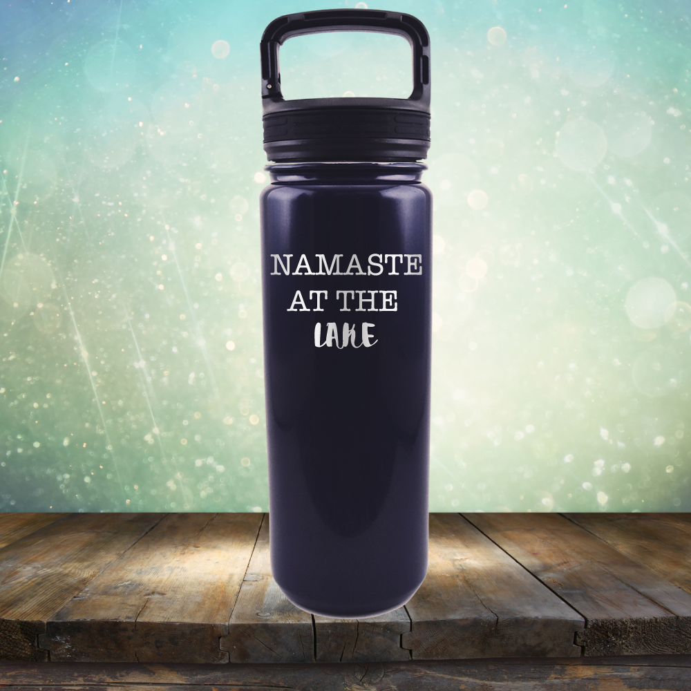 Namaste at the Lake - Laser Etched Tumbler Mug