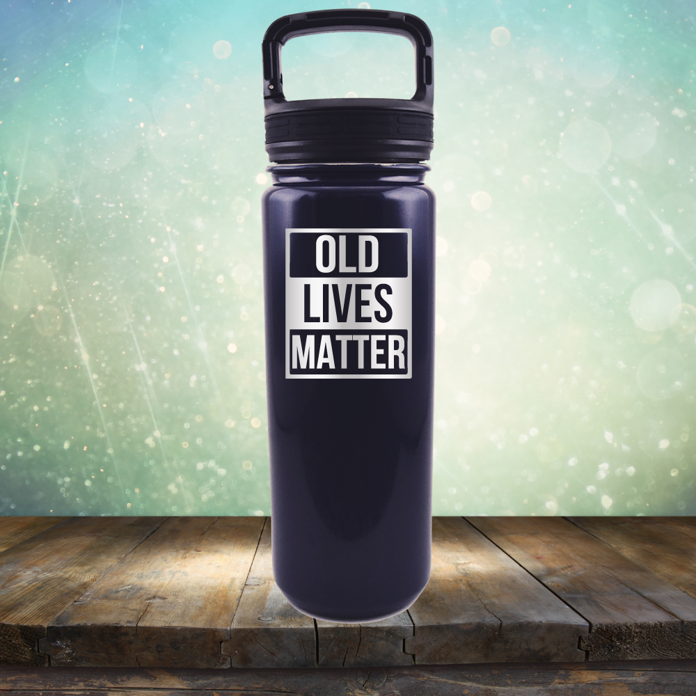 Old Lives Matter - Laser Etched Tumbler Mug