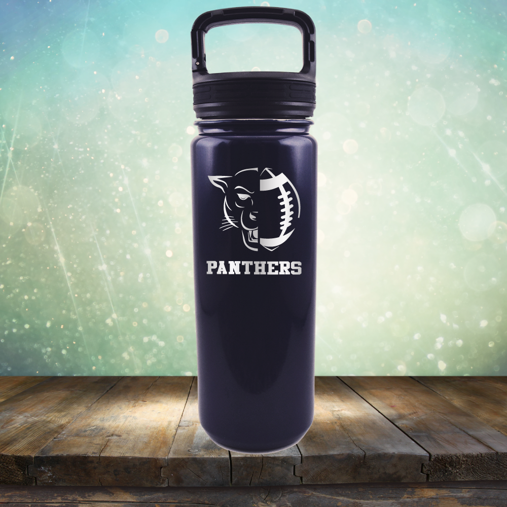 Panthers Football - Laser Etched Tumbler Mug