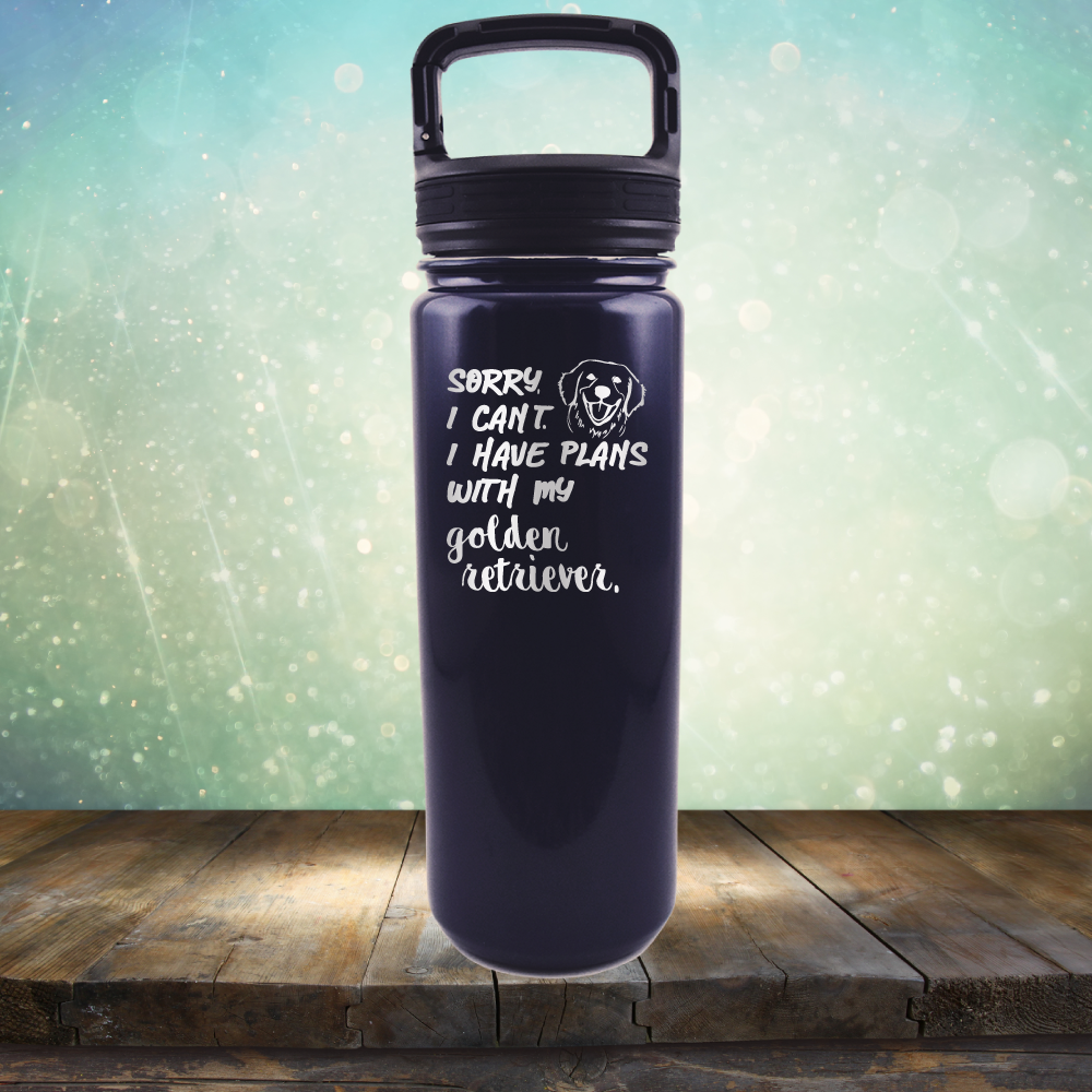 Sorry I Can&#39;t, I Have Plans With My Retriever - Laser Etched Tumbler Mug