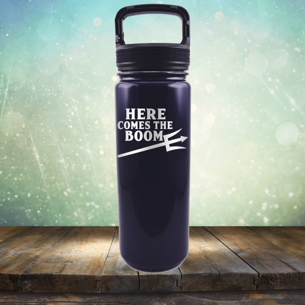 Here Comes The Boom - Laser Etched Tumbler Mug