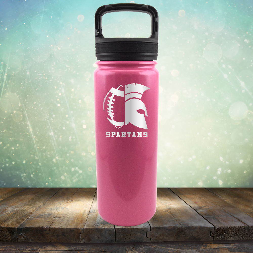Spartans Football - Laser Etched Tumbler Mug