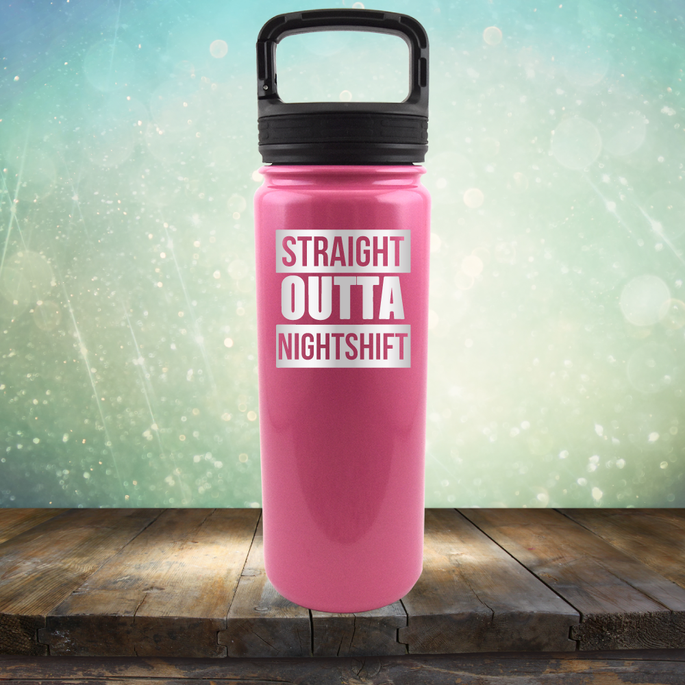 Straight Outta Night Shift - Laser Etched Tumbler Mug