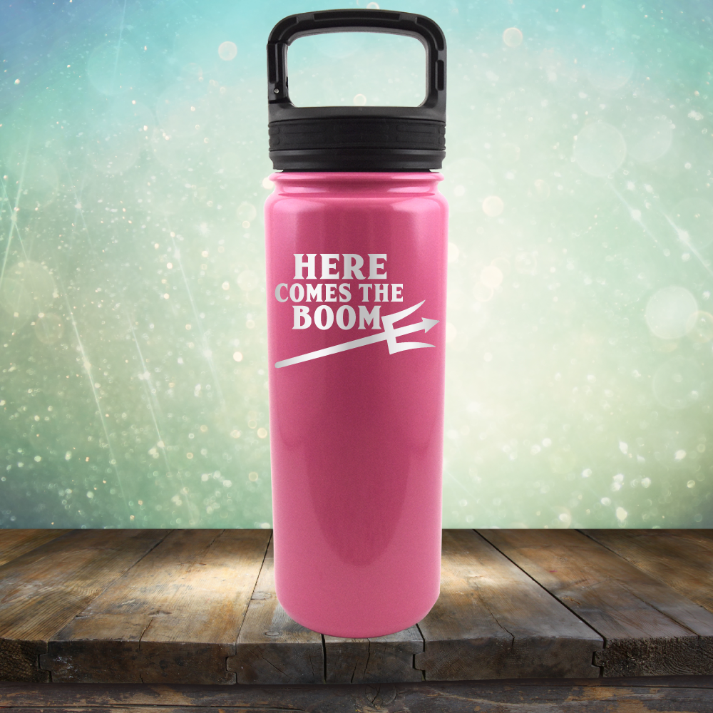Here Comes The Boom - Laser Etched Tumbler Mug