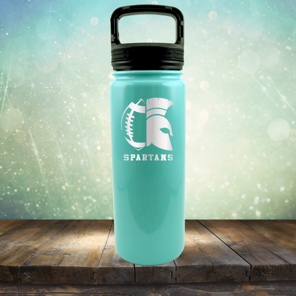Spartans Football - Laser Etched Tumbler Mug