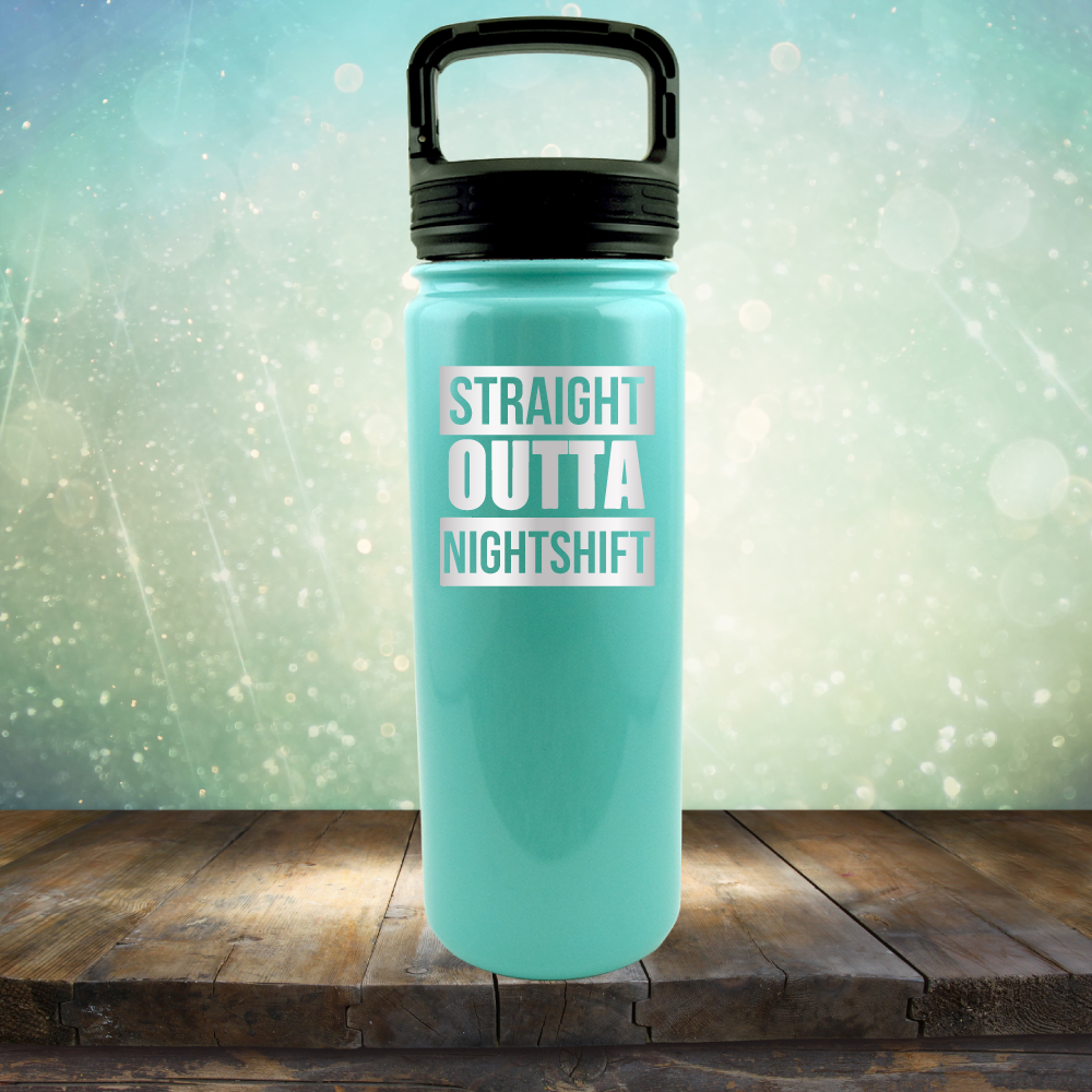 Straight Outta Night Shift - Laser Etched Tumbler Mug