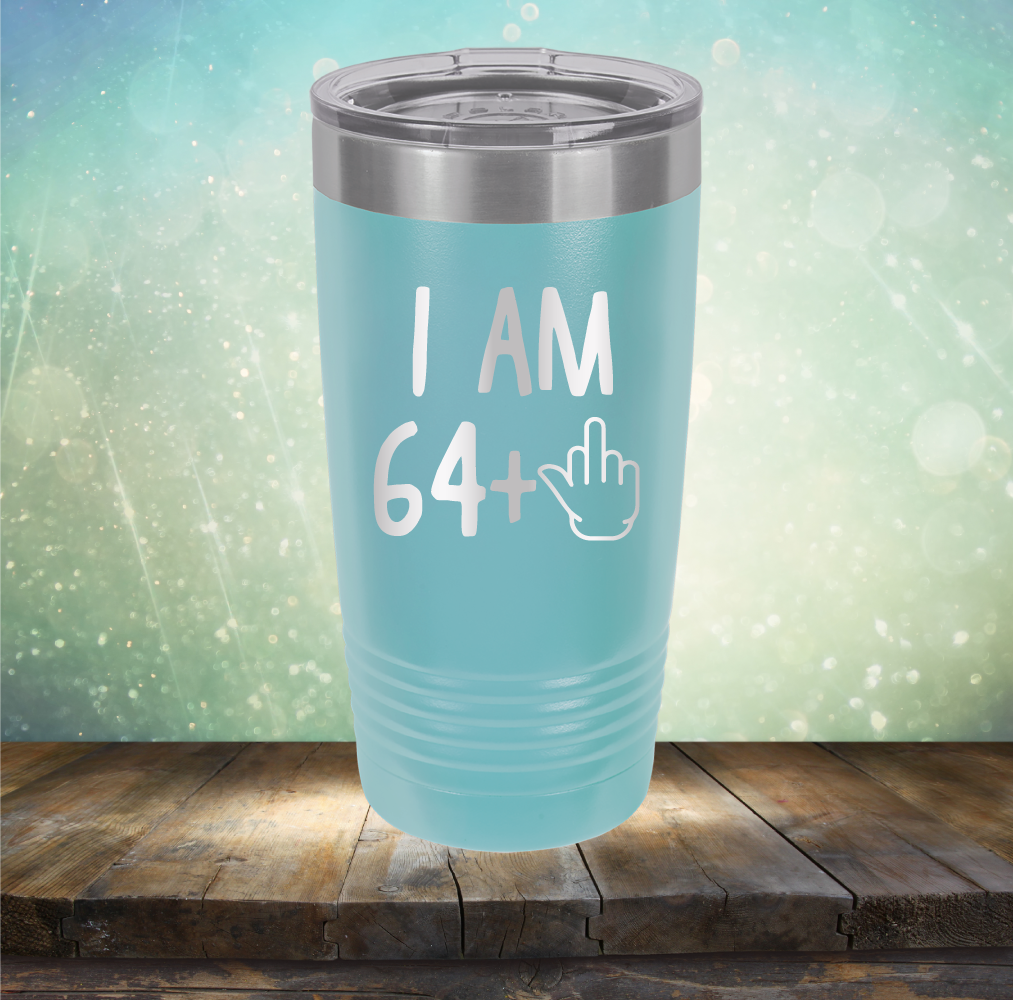 I Am 64 plus 1 - Laser Etched Tumbler Mug