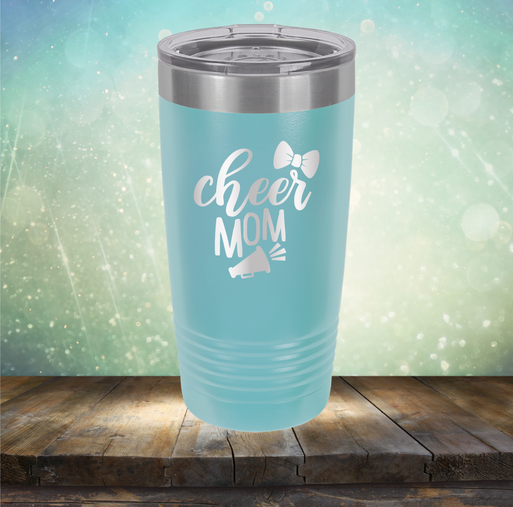 Cheer Mom - Laser Etched Tumbler Mug