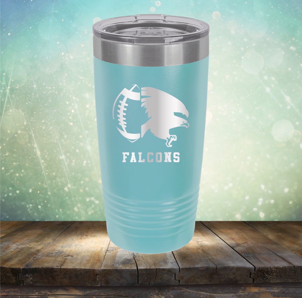 Falcons Football - Laser Etched Tumbler Mug