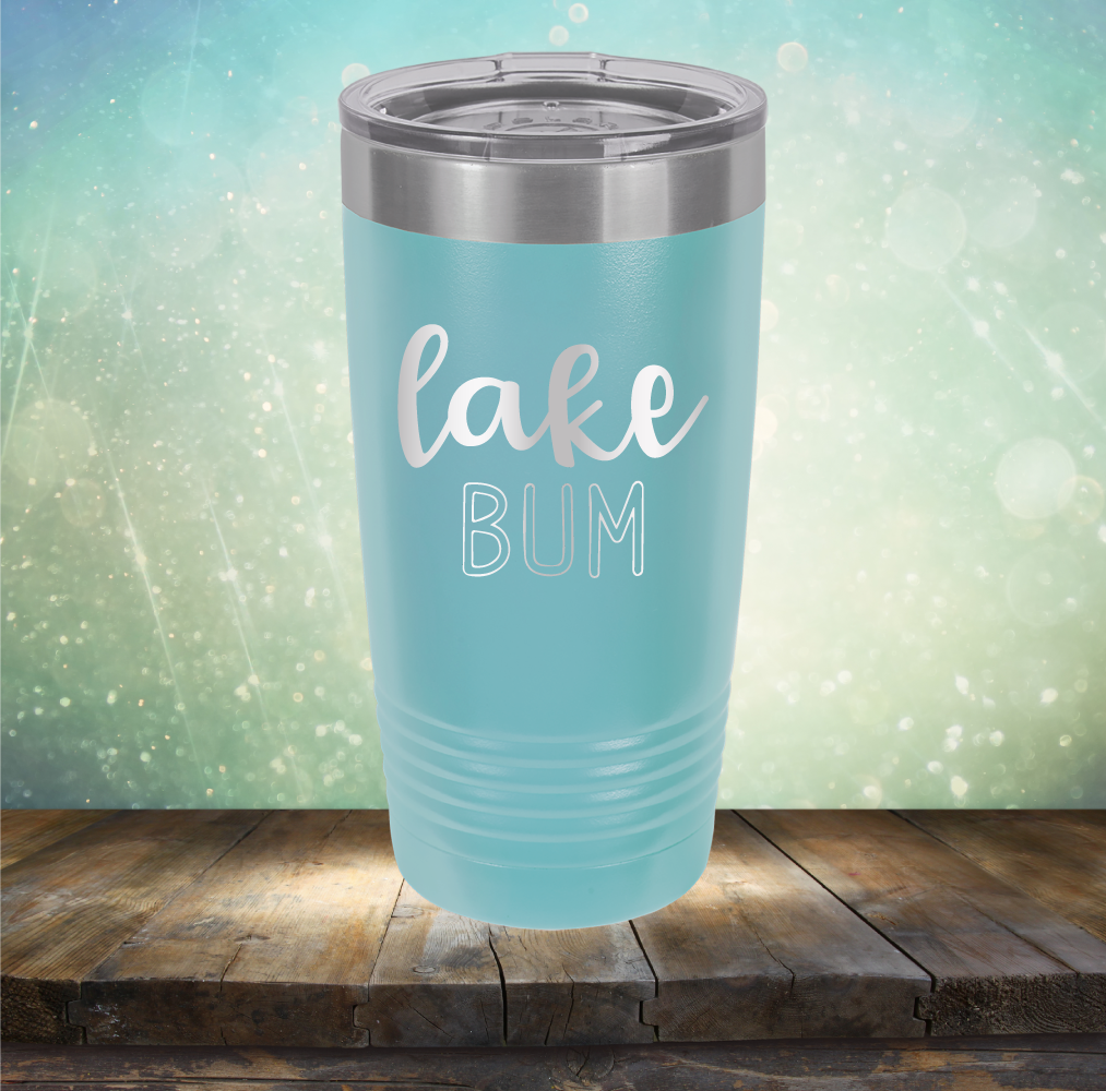 Lake Bum - Laser Etched Tumbler Mug
